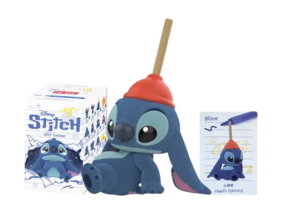 POP MART DISNEY Stitch Little Emotions Series Head's Spinning