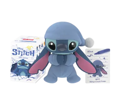 POP MART DISNEY Stitch Little Emotions Series Being a Couch Potato