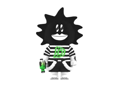 POP MART "MEGA COLLECTIONS" MEGA SPACE MOLLY 400% LALA COMPANY-DURIAN MAN