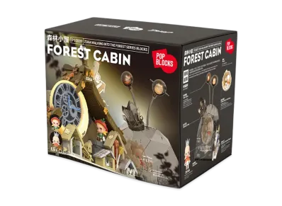 POP MART ZSIGA Walking Into The Forest Series Block Forest Cabin
