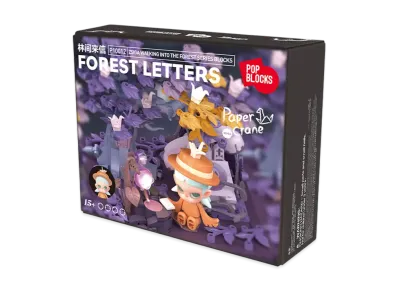 POP MART ZSIGA Walking Into The Forest Series Blocks Forest Letters