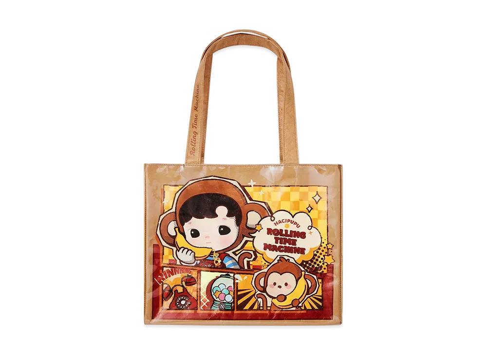 POP MART HACIPUPU Rolling Time Machine Series-Tote Bag