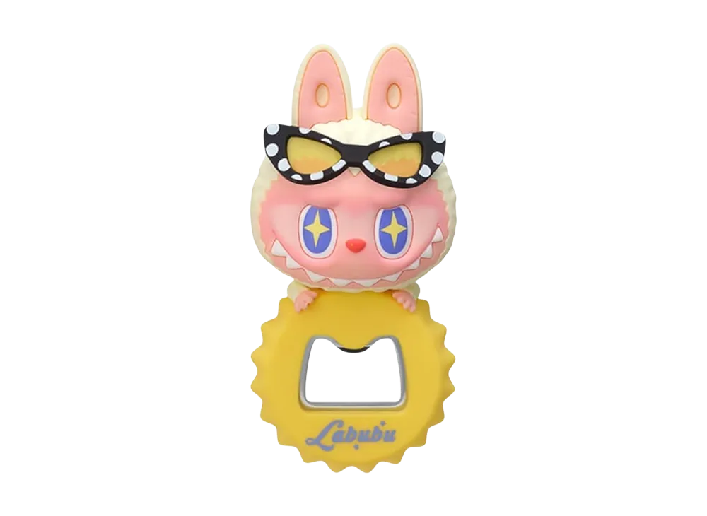 POP MART The Monsters Jump Into Summer Series Labubu (Sparkling Summer) Bottle Opener Fridge Magnet