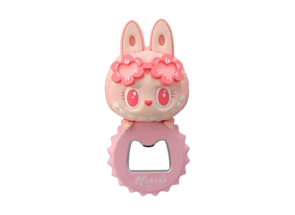 POP MART The Monsters Jump Into Summer Series Mokoko Bottle Opener Fridge Magnet