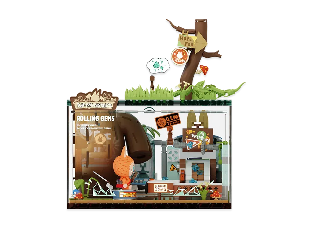 ポップマート ザモンスターズ (ラブブ) フォレストシークレットベース