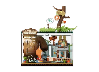 POP MART THE MONSTERS (LABUBU) Forest Secret Base Series Blocks Rollong Gems
