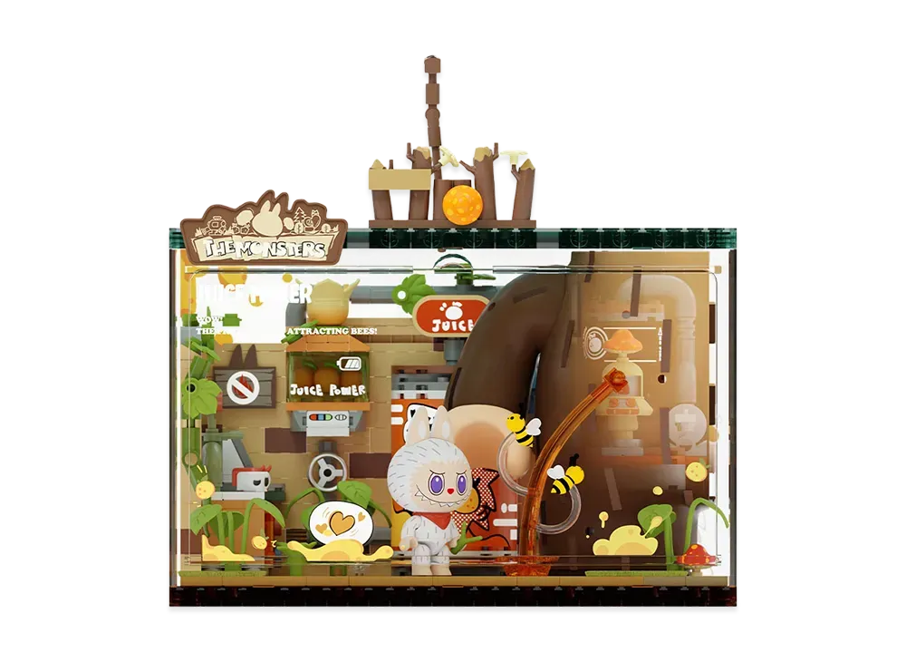 POP MART THE MONSTERS (LABUBU) Forest Secret Base Series Blocks Juice Maker