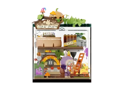POP MART THE MONSTERS (LABUBU) Forest Secret Base Series Blocks Jam Graffiti