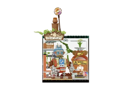 POP MART THE MONSTERS (LABUBU) Forest Secret Base Series Blocks Click-Fix Lab