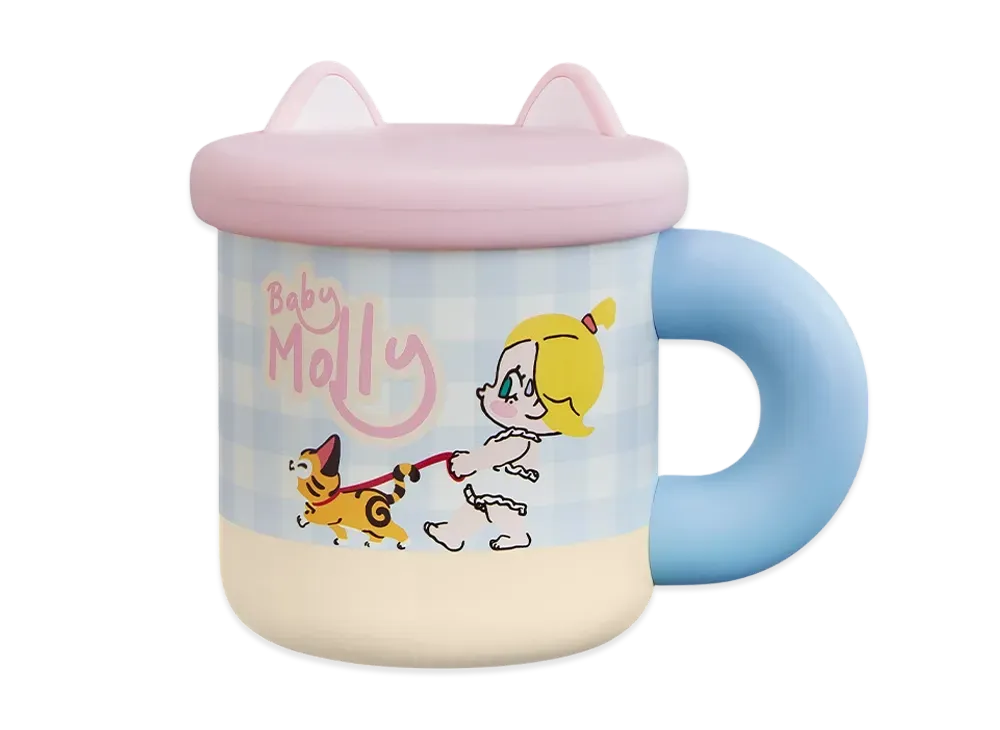 POP MART Baby Molly & Baby Tabby Series Cat Ear Cup