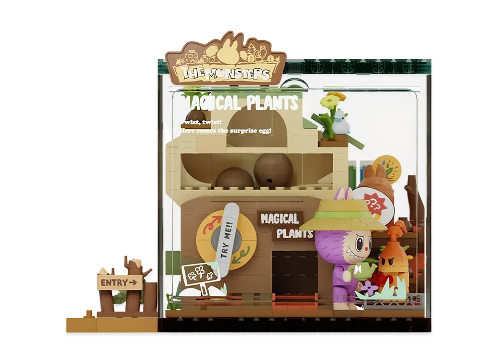 POP MART THE MONSTERS (LABUBU) Forest Secret Base Series Blocks Part 2 Magical Planets