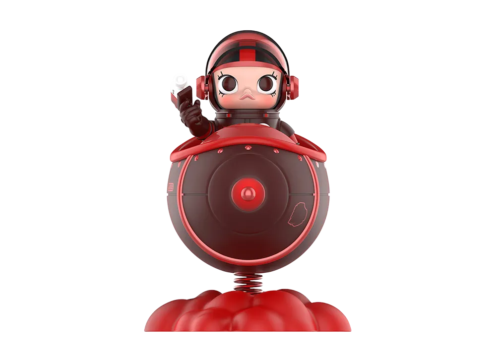 POP MART "MEGA COLLECTIONS" MEGA SPACE MOLLY 100% Blooming Series-Rose (USA)
