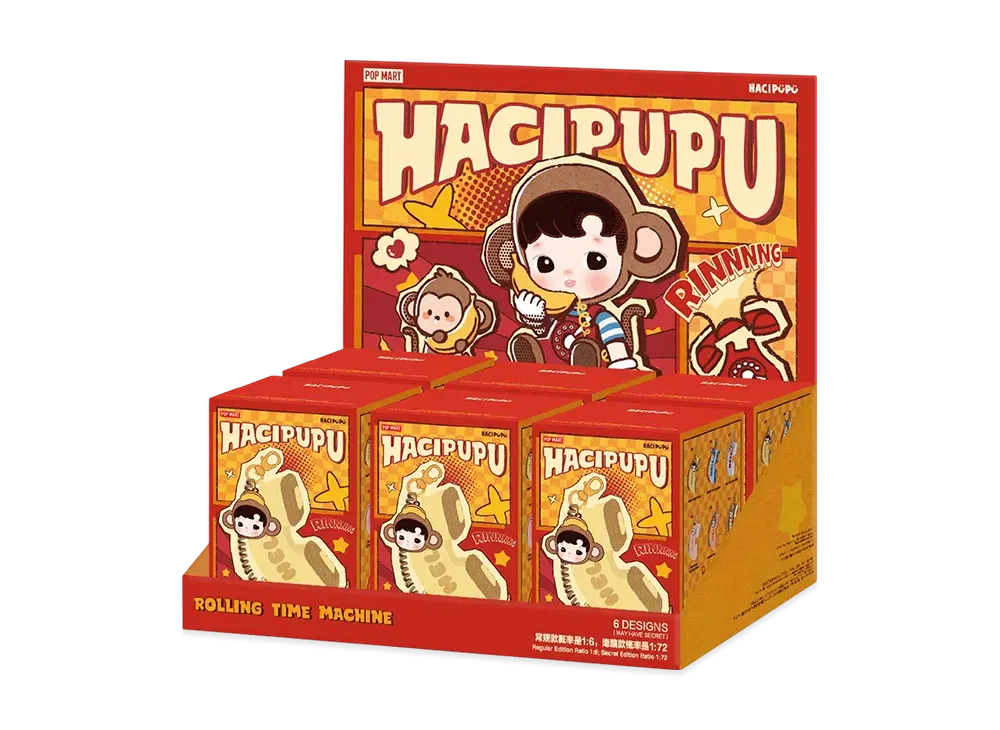 POP MART HACIPUPU Rolling Time Machine Series-Fragrance Pendant Blind Box [Assortment Box]
