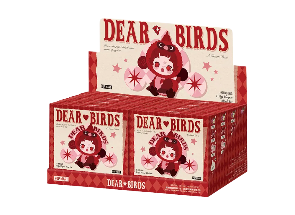 POP MART Dear Birds Series-Fridge Magnet Blind Box [Assortment Box]