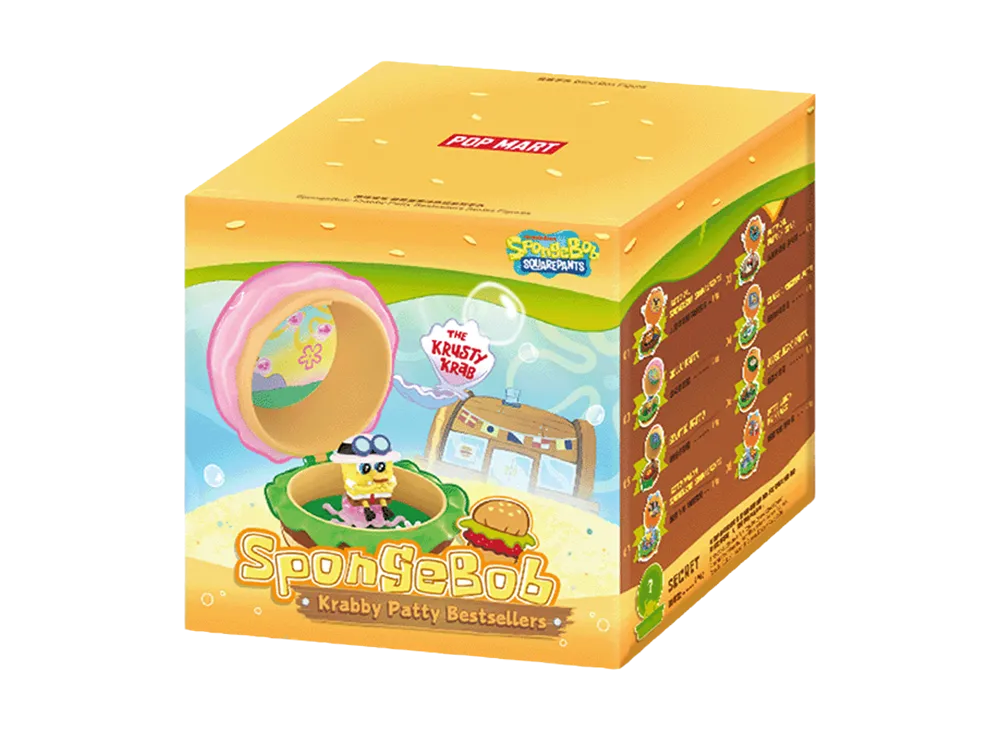 POP MART SpongeBob: Krabby Patty Bestsellers Series Figures [Piece]