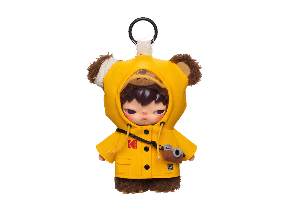 POP MART Hirono x Kodak Click Bear Plush Doll Pendant