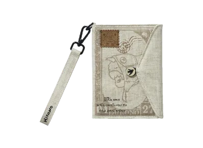 POP MART Hirono Mist-Walker Series - Fabric Passport Holder