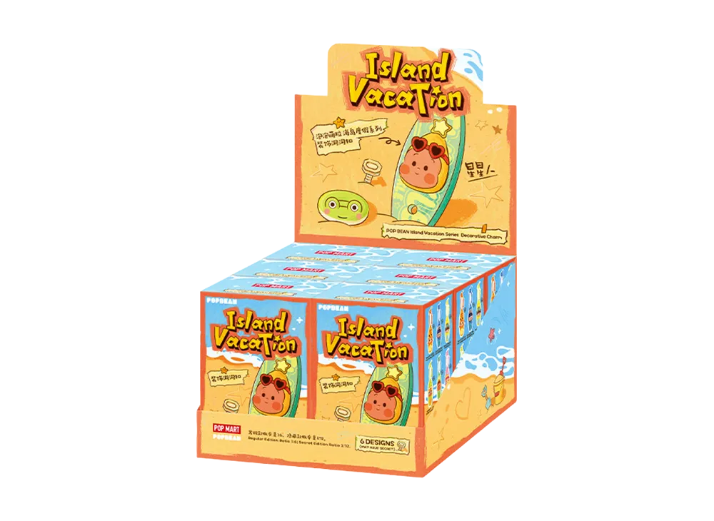 POP MART POP BEAN Island Vacation Series Decorative Charm [Assortment Box]