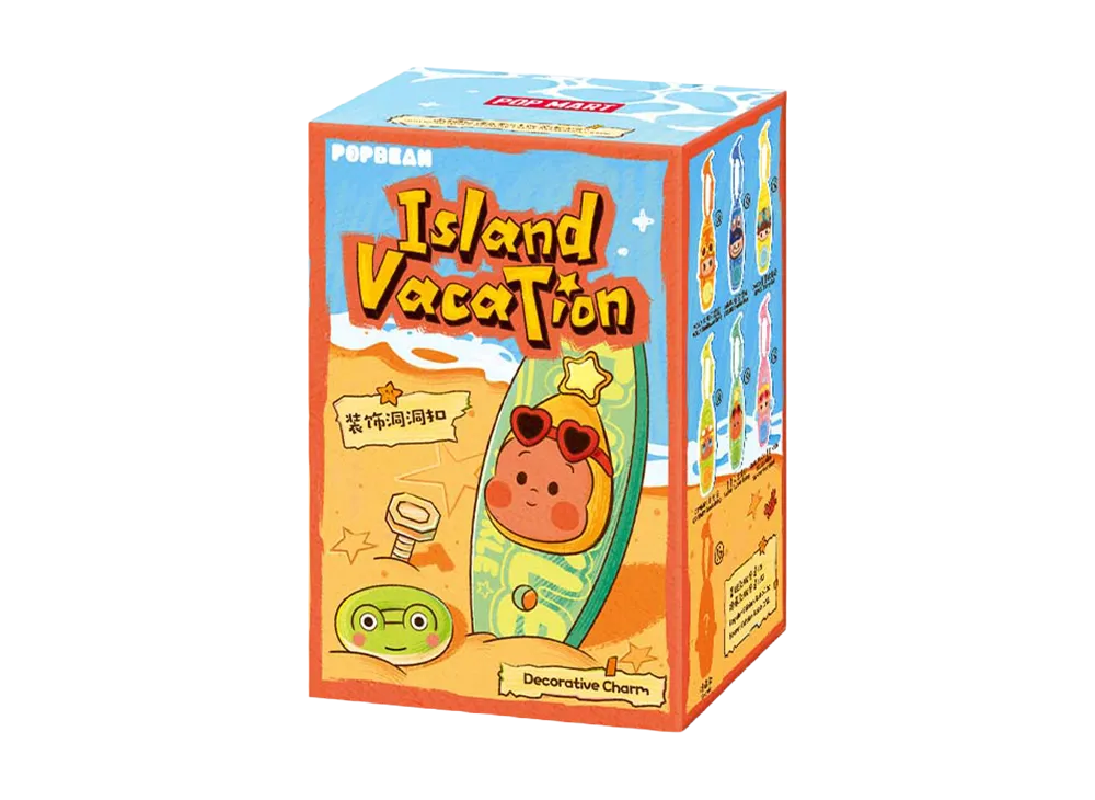POP MART POP BEAN Island Vacation Series Decorative Charm [Piece]