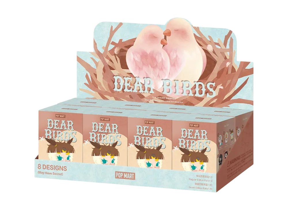 POP MART Dear Birds Series-Plush Pendant Blind Box [Assortment Box]