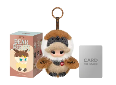 POP MART Dear Birds Series-Plush Pendant Whispers of Love (DIMOO)