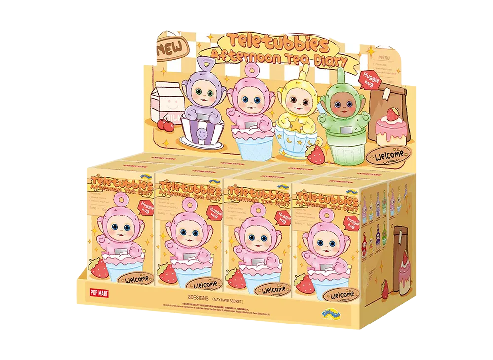 POP MART Teletubbies Afternoon Tea Diary Series Vinyl Plush Pendant [Assortment Box]