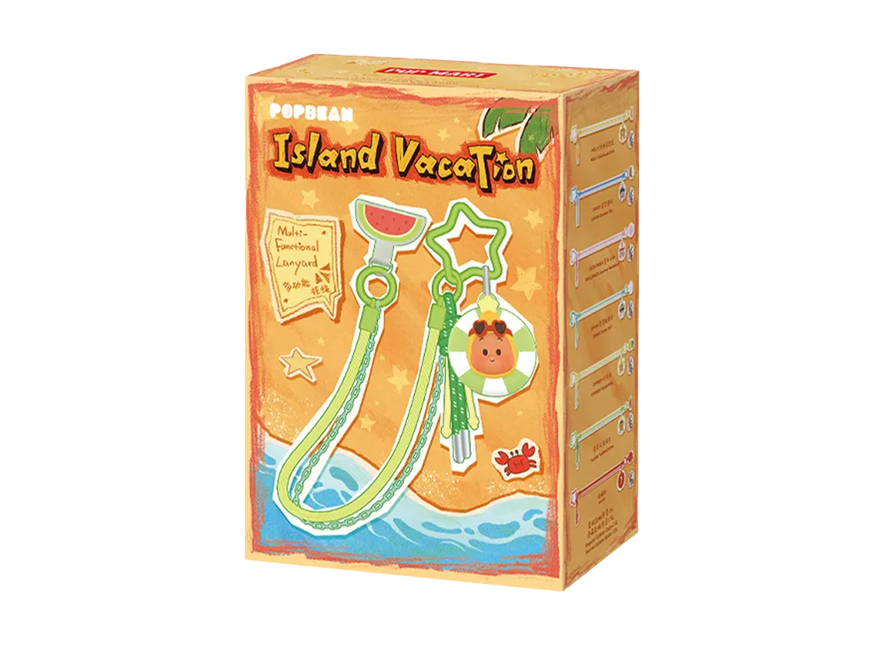 POP MART POP BEAN Island Vacation Series Multi-functional Lanyard [Piece]