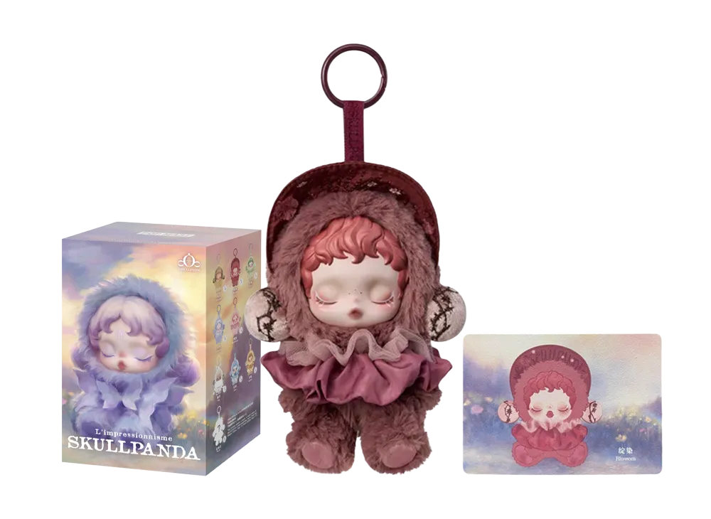 POP MART SKULLPANDA L'impressionnisme Series Plush Doll Blossom
