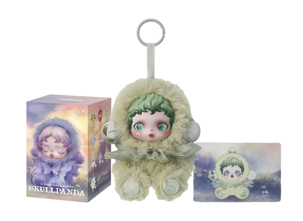 POP MART SKULLPANDA L'impressionnisme Series Plush Doll Pond