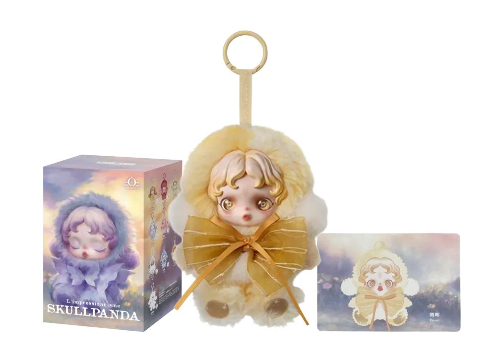 POP MART SKULLPANDA L'impressionnisme Series Plush Doll Dawn