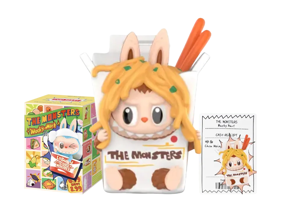 POP MART THE MONSTERS (LABUBU) Wacky Mart Series Figures Chow Mein
