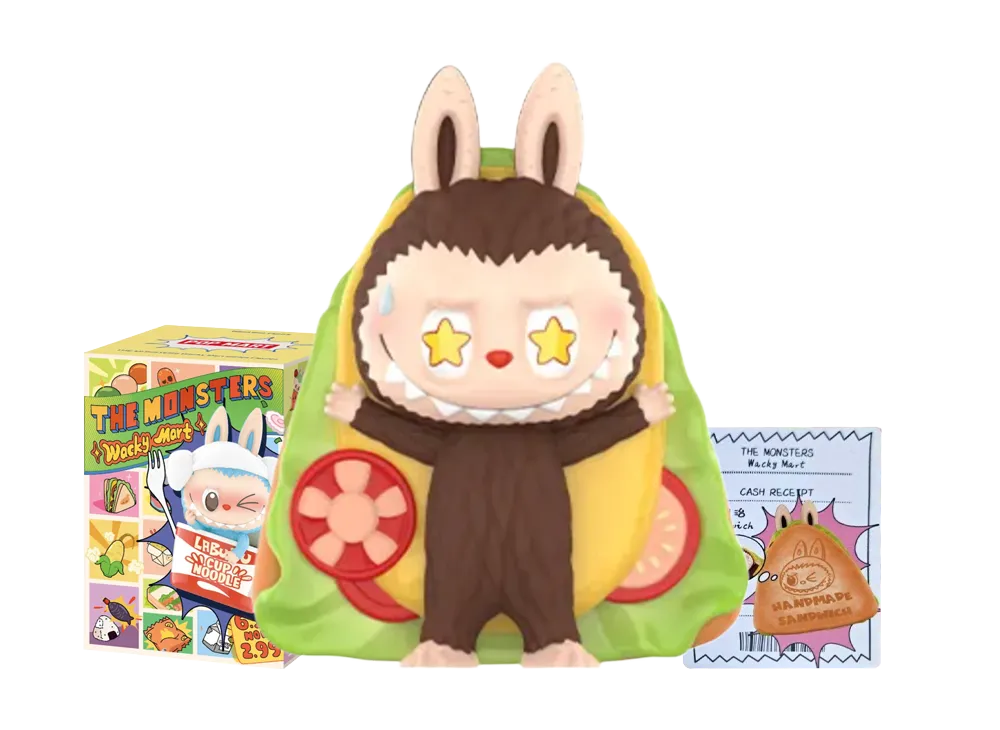 POP MART THE MONSTERS (LABUBU) Wacky Mart Series Figures Sandwich