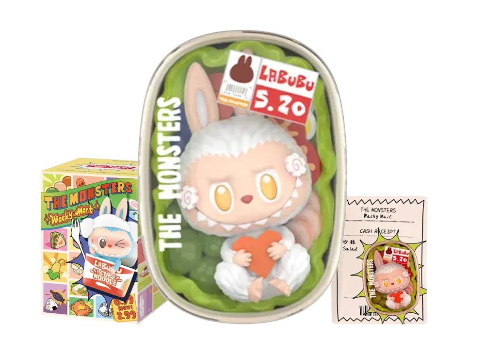 POP MART THE MONSTERS (LABUBU) Wacky Mart Series Figures Salad