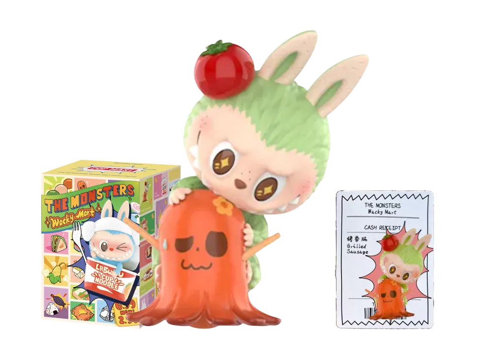 POP MART THE MONSTERS (LABUBU) Wacky Mart Series Figures Grilled Sausage