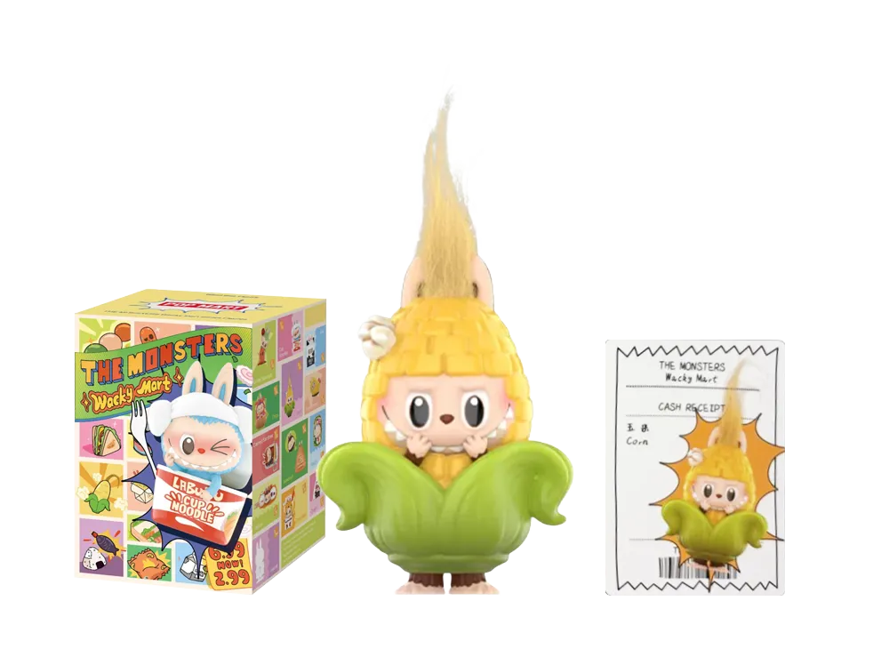 POP MART THE MONSTERS (LABUBU) Wacky Mart Series Figures Corn