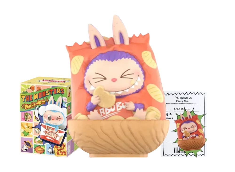POP MART THE MONSTERS (LABUBU) Wacky Mart Series Figures Chips