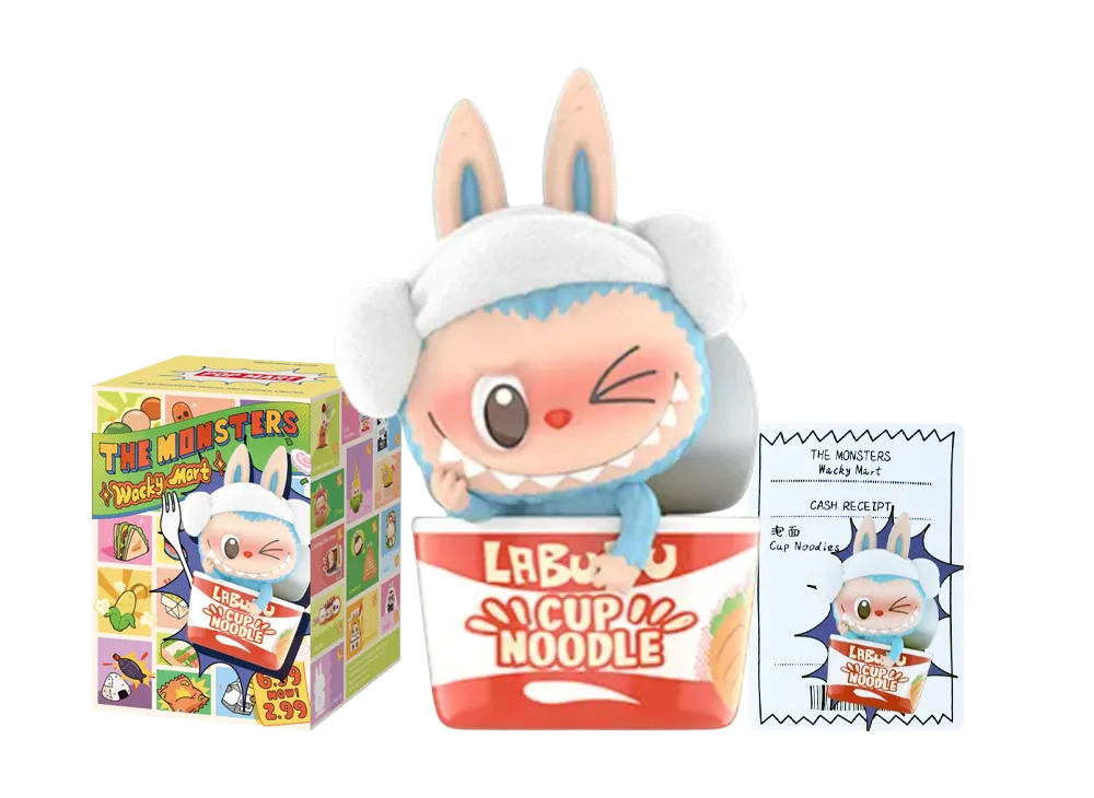 POP MART THE MONSTERS (LABUBU) Wacky Mart Series Figures Cup Noodles
