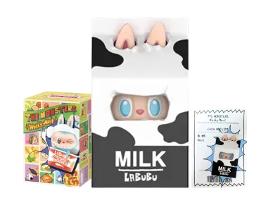 POP MART THE MONSTERS (LABUBU) Wacky Mart Series Figures Milk