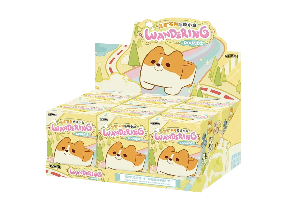 その他 Plush Toy Car Round 2 WANDERING ROUND 2 GONG Original Roaming Series Plush Toy Car Round2 - POP MART