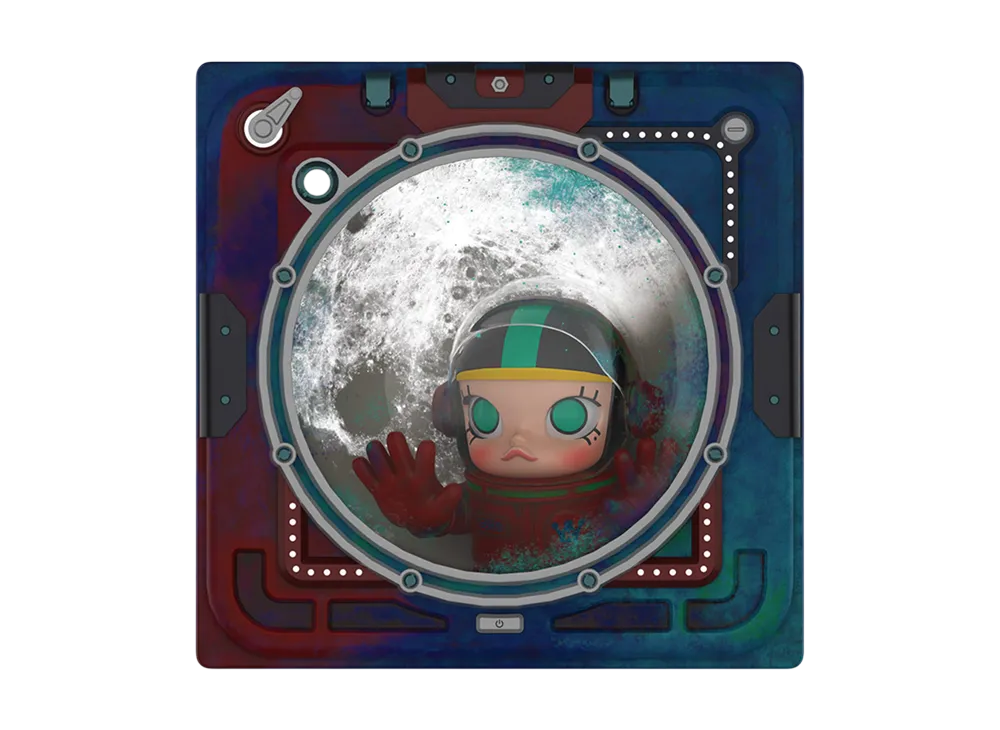 POP MART MEGA SPACE MOLLY Hello,Moon <IN SPACE> 3D Painting