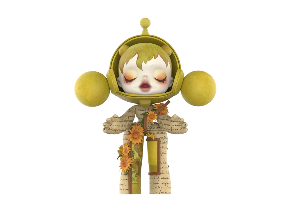 ポップマート メガコレクション メガ α スカルパンダ 1000% ヴァン・ゴッホ ミュージアム ひまわり