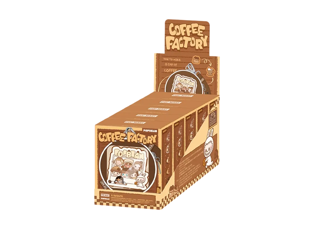 POP BEAN コーヒーファクトリーシリーズ　popmart ポップマート POP NOW:POP BEAN Coffee Factory Series-Decoration Charm
