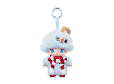 POP MART DIMOO Snowman Plush Keychain