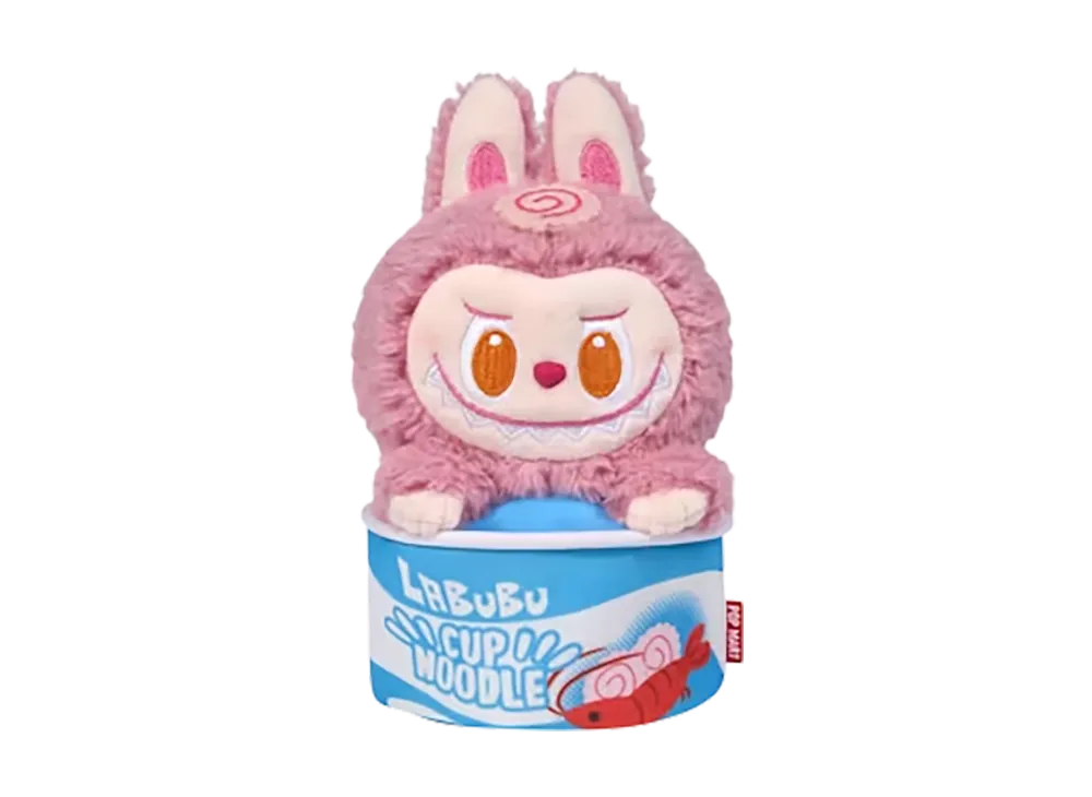 POP MART The Monsters (LABUBU) Wacky Mart Series Cup Noodles Figure Storage Bag (Seafood)