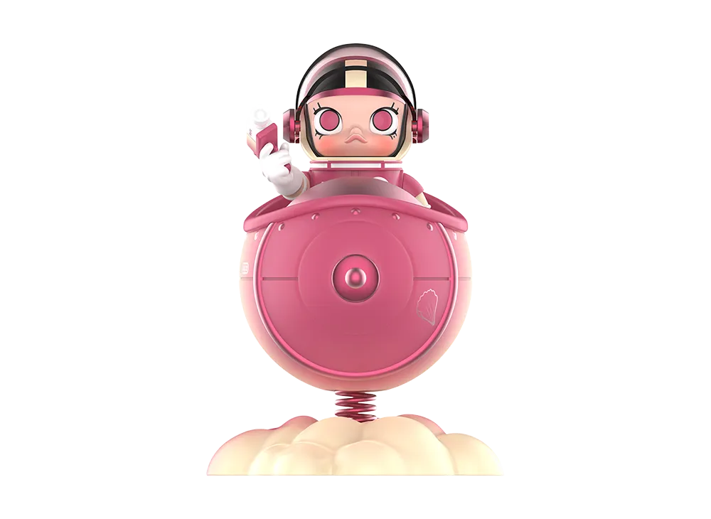 POP MART "MEGA COLLECTIONS" MEGA SPACE MOLLY 100% Blooming Series-Mugunghwa (South Korea)