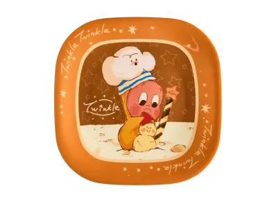 POP MART Twinkle Twinkle MOON GELATO Series Disk Square Disk-Brown