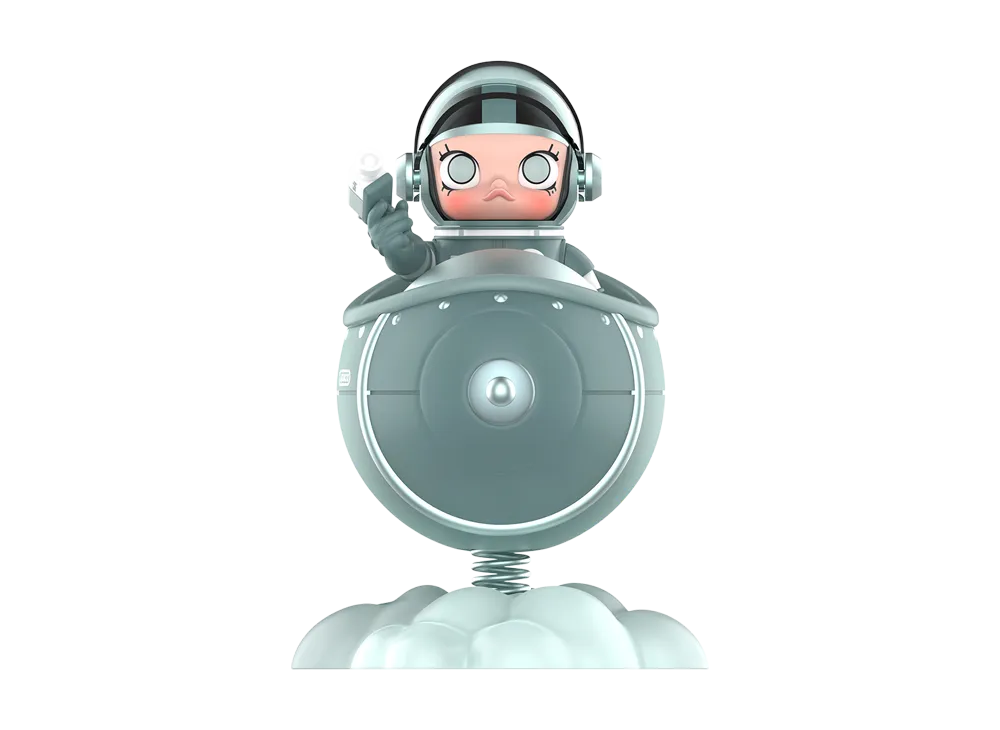 POP MART "MEGA COLLECTIONS" MEGA SPACE MOLLY 100% Blooming Series-Cyathea Dealbata (New Zealand)