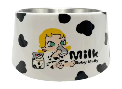POP MART Baby Molly & Baby Tabby Series-Pet Bowl Milk