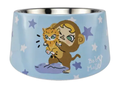 POP MART Baby Molly & Baby Tabby Series-Pet Bowl Twinkle