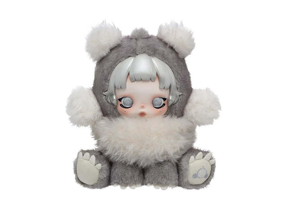 POP MART θ SKULLPANDA Punk Panda Plush Doll